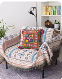 Bohemian Ethnic Style All Purpose Blanket