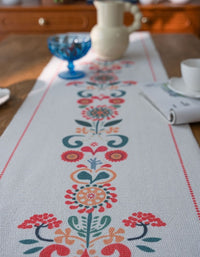 Bohemian Printed Tassel Table Runner