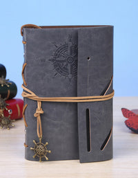 A6 Vintage Leather Pirate Notebook