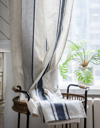 All Season Simple Stripes Cotton Curtains