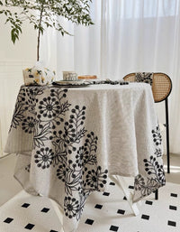 Bohemian Embroidered Tablecloth