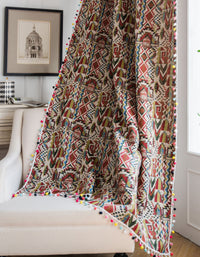 Bohemian Mixed Pattern Cotton Linen Curtains