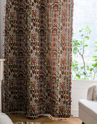 Bohemian Mixed Pattern Cotton Linen Curtains