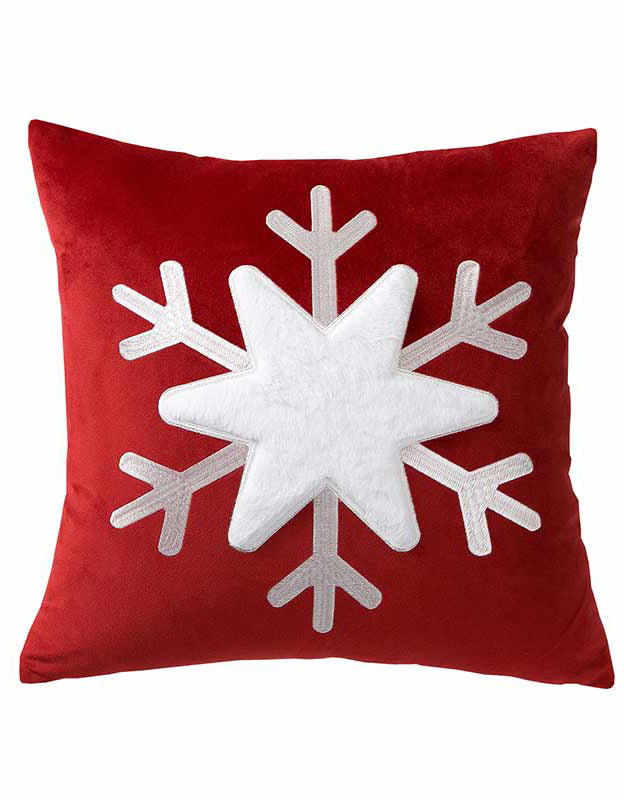 Christmas Snowflake Cushion Cover