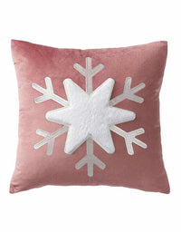 Housse de coussin flocon de neige de Noël