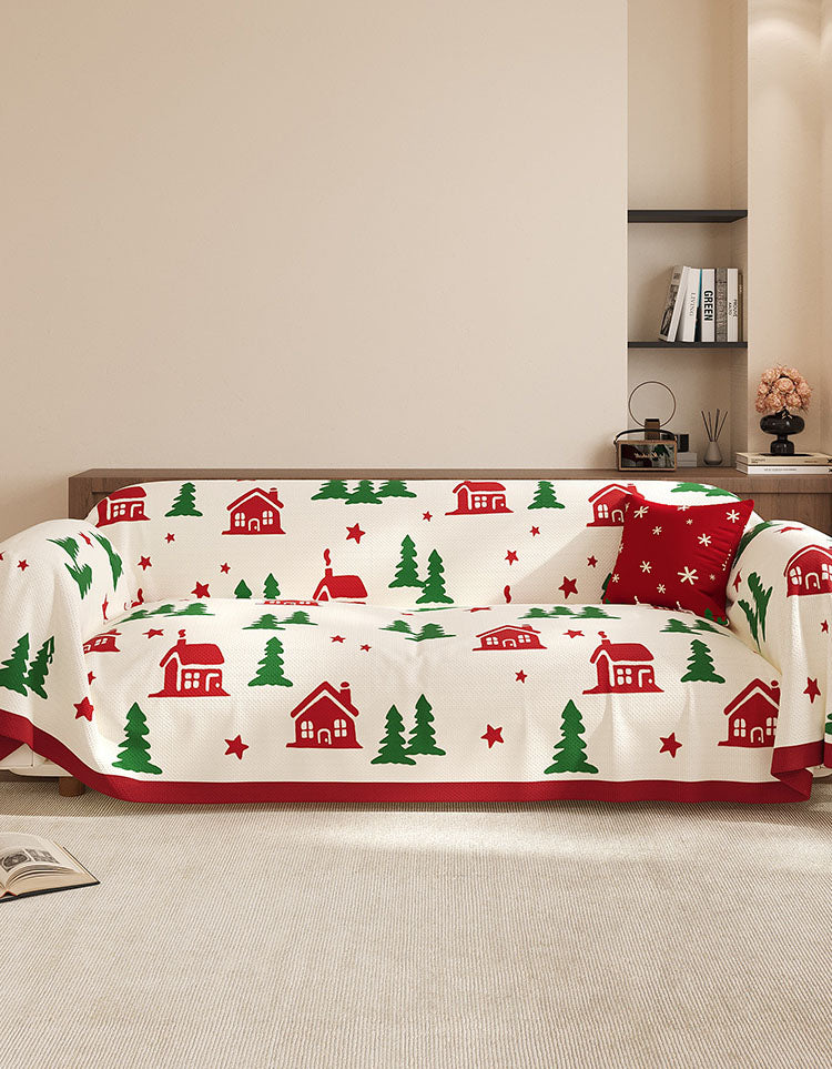 Christmas Style Versatile Anti-Slip Sofa Cover