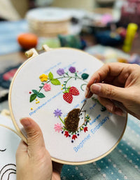 Broderie artisanale DIY pour débutant