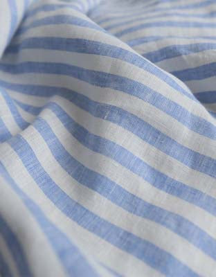 Dyed Striped French Linen Tablecloth Napkin