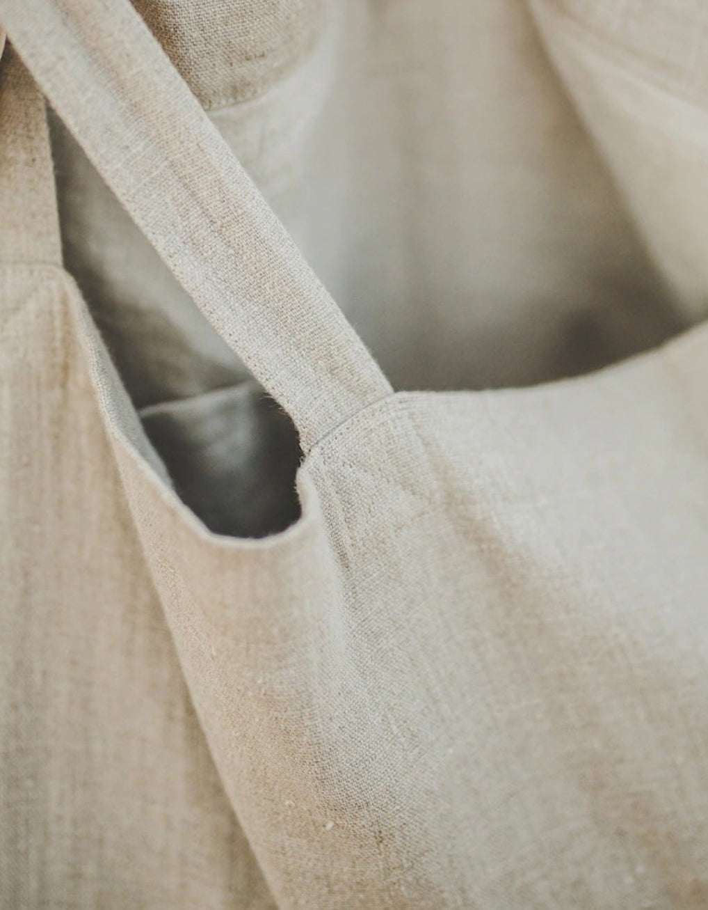 Eco-Friendly Casual Oversized Linen Tote Bag