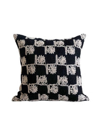 Housse de coussin de canapé brodée de style médiéval français