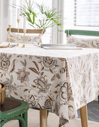 French Retro Camellia Tablecloth