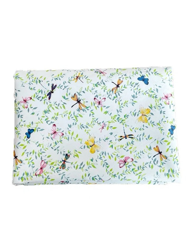 Fresh Dragonfly Butterfly Waterproof Table Cloth