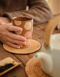 Handmade Rattan Woven Circular Placemat