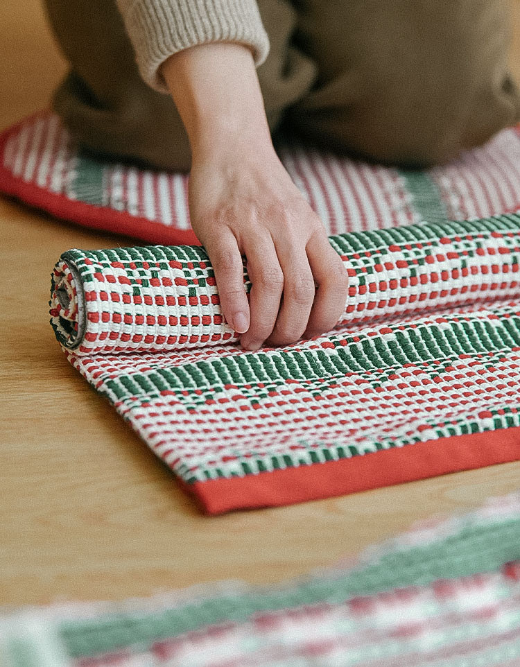 Handmade Woven Anti-slip Door Mat