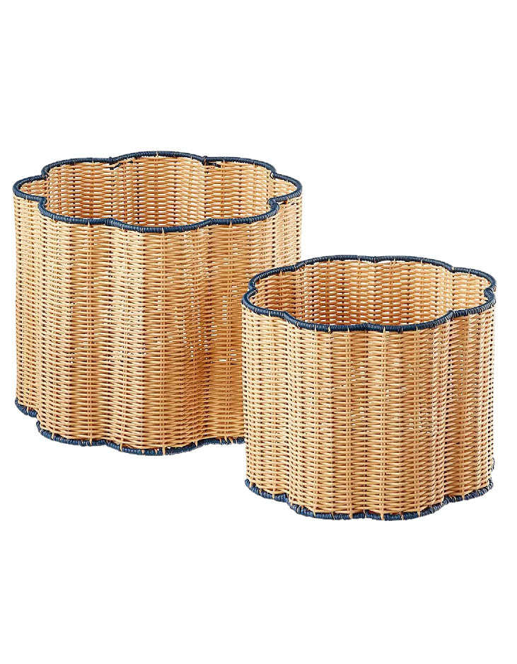 Handmade Woven Rattan Multifunctional Storage Basket