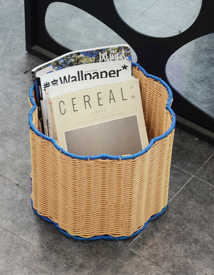 Handmade Woven Rattan Multifunctional Storage Basket