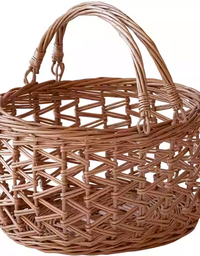 Handmade Woven Wicker Decorative Functional Storage Basket