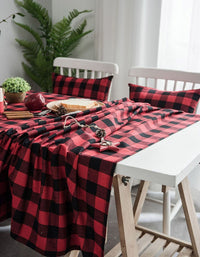 Large Gingham Tablecloth