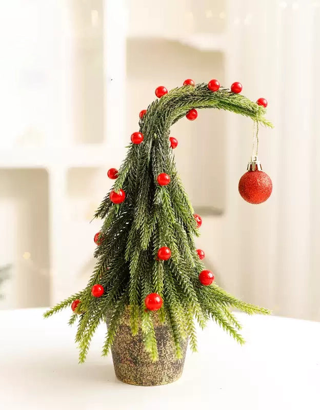 Mini árbol de Navidad para decorar el hogar