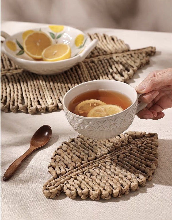 Natural Seagrass Handwoven Insulated Placemat