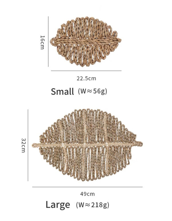 Natural Seagrass Handwoven Insulated Placemat