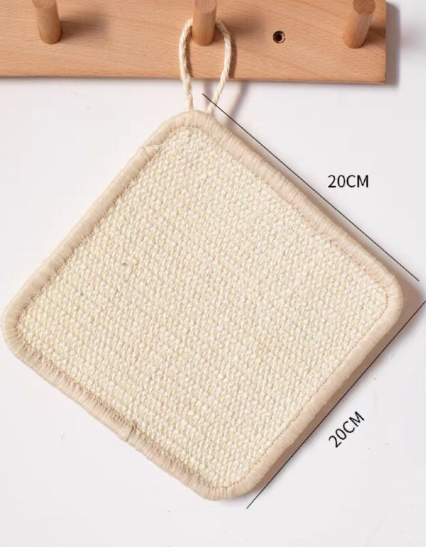 Natural Sisal Thickened High Temperature Resistant Insulated Placemat