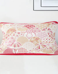 Non-Slip Cotton Mixed Pattern Pillow Cover ( 2 PCS)