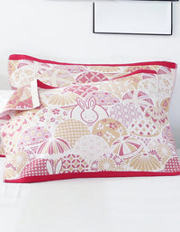 Non-Slip Cotton Mixed Pattern Pillow Cover ( 2 PCS)