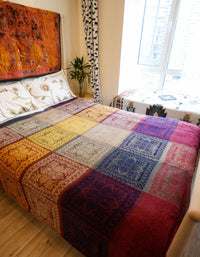 Nepal Vintage Knitted Blanket Sofa Cover