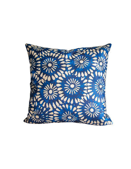 Coussin d'oreiller double face de style batik original 