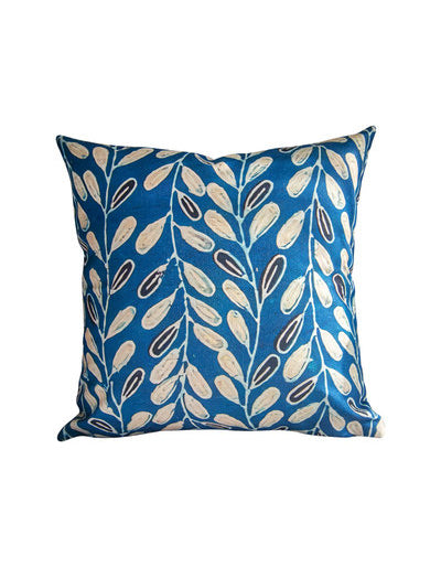 Coussin d'oreiller double face de style batik original 