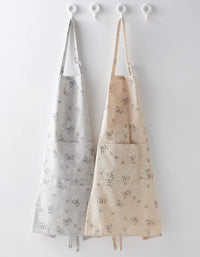 Tablier de cuisine imperméable à motif floral pastoral