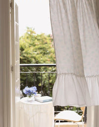 Pastoral Floral Pure Cotton Ruffle Curtains