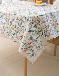 Plant Floral Pastoral Cotton And Linen Tablecloth