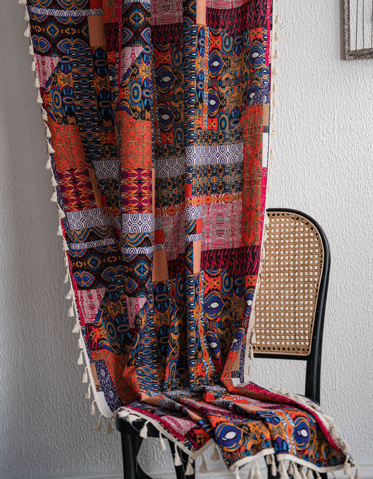 Printed Bohemian Element Vintage Curtains