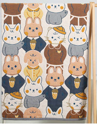 Pure Cotton Rabbit Pattern Bath Towel Baby Blanket