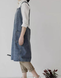 Pure Cotton Thickened Canvas Denim Apron