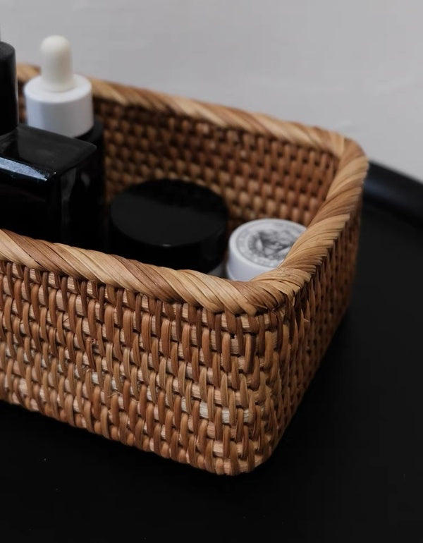 Rattan Weaving Frame Storage Basket