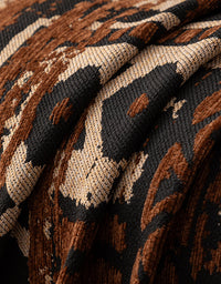 Rustic Tribal Pattern Sofa Throw Bedcover with Textured Design