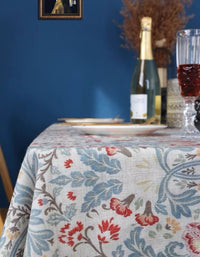 Secret Garden Cotton And Linen Table Cloth