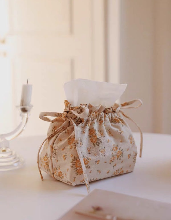 Small Yellow Flower Tissue Bag