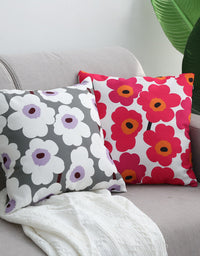 Sunflower Print Cushion Covers