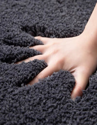 Alfombrilla absorbente de baño de felpa gruesa