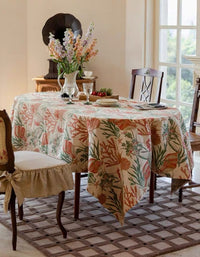 Undersea Conch Art American Jacquard Thickened Table Cloth