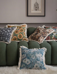 Vintage Countryside Style Jacquard Cushion Covers