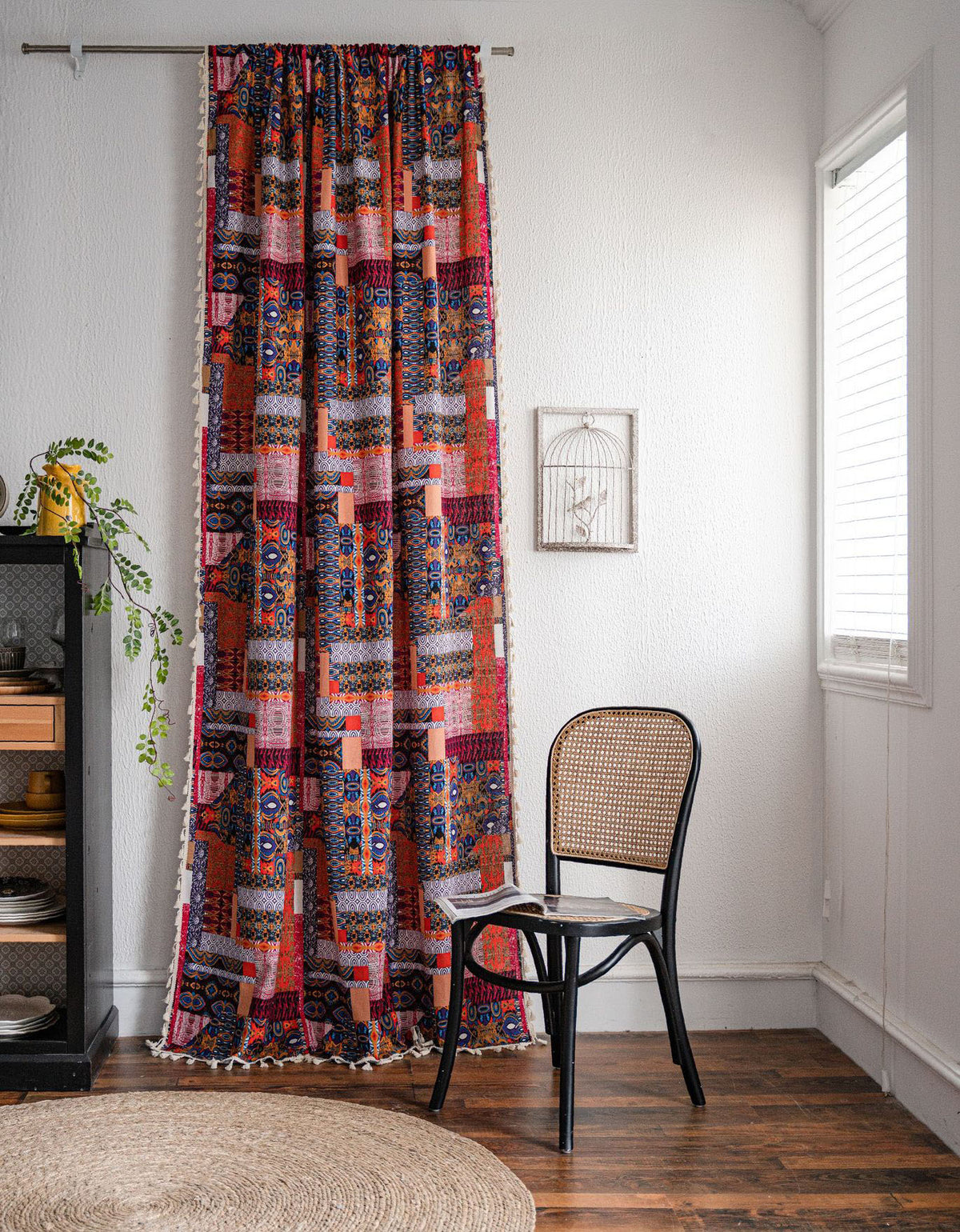 Printed Bohemian Element Vintage Curtains