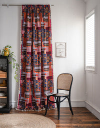 Printed Bohemian Element Vintage Curtains