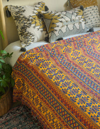 Vintage Indian Style Blankets Sofa Cover