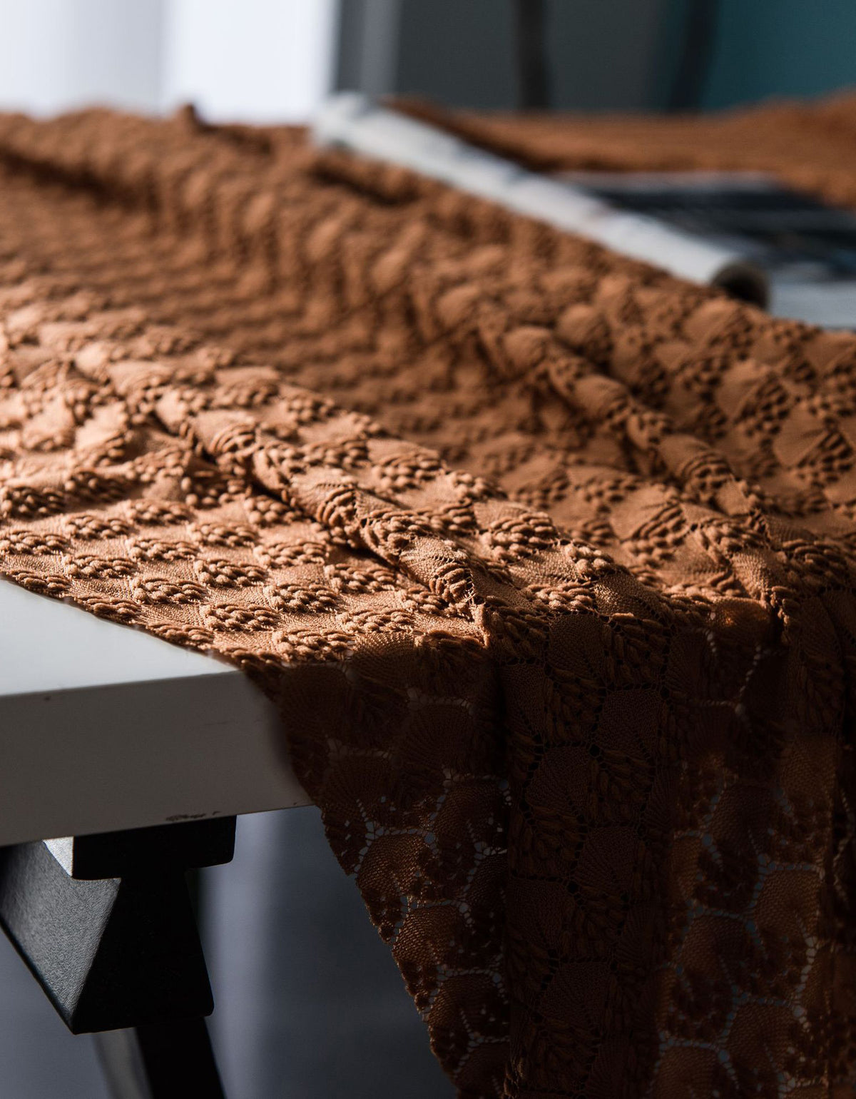 Vintage Jacquard Lace Tablecloth