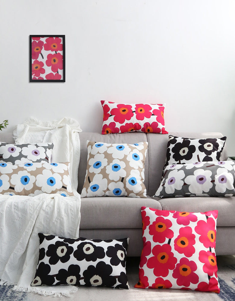 Sunflower Print Cushion Covers